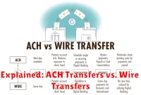 Explained: ACH Transfers vs. Wire Transfers