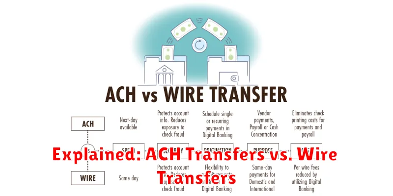 Explained: ACH Transfers vs. Wire Transfers